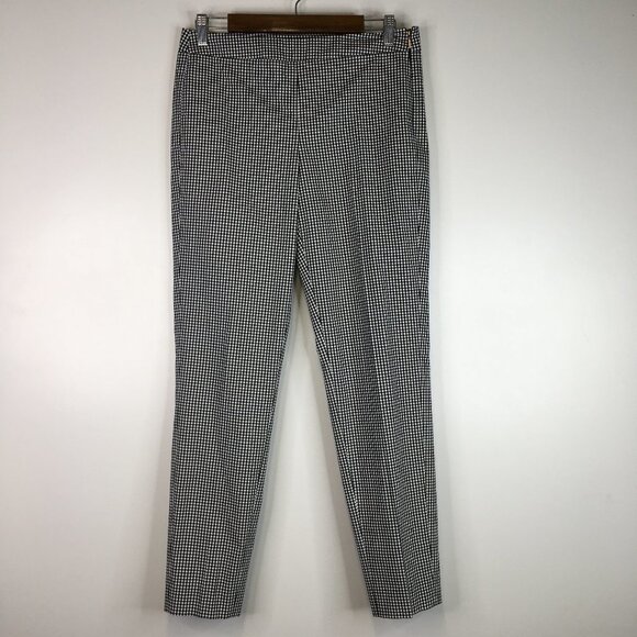 Donna Karan Gingham Black and White Pants Size 4 - Picture 2 of 11
